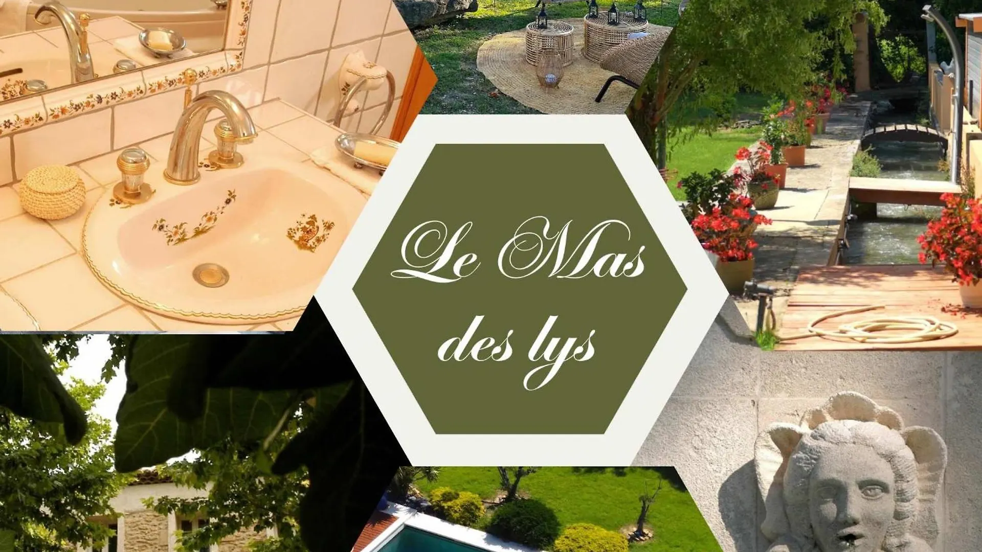 Le Mas Des Lys - Guest Houses Au Coeur De La Provence Dans Un Parc Paysage Avec Piscine, Sauna Et Boulodrome Grans